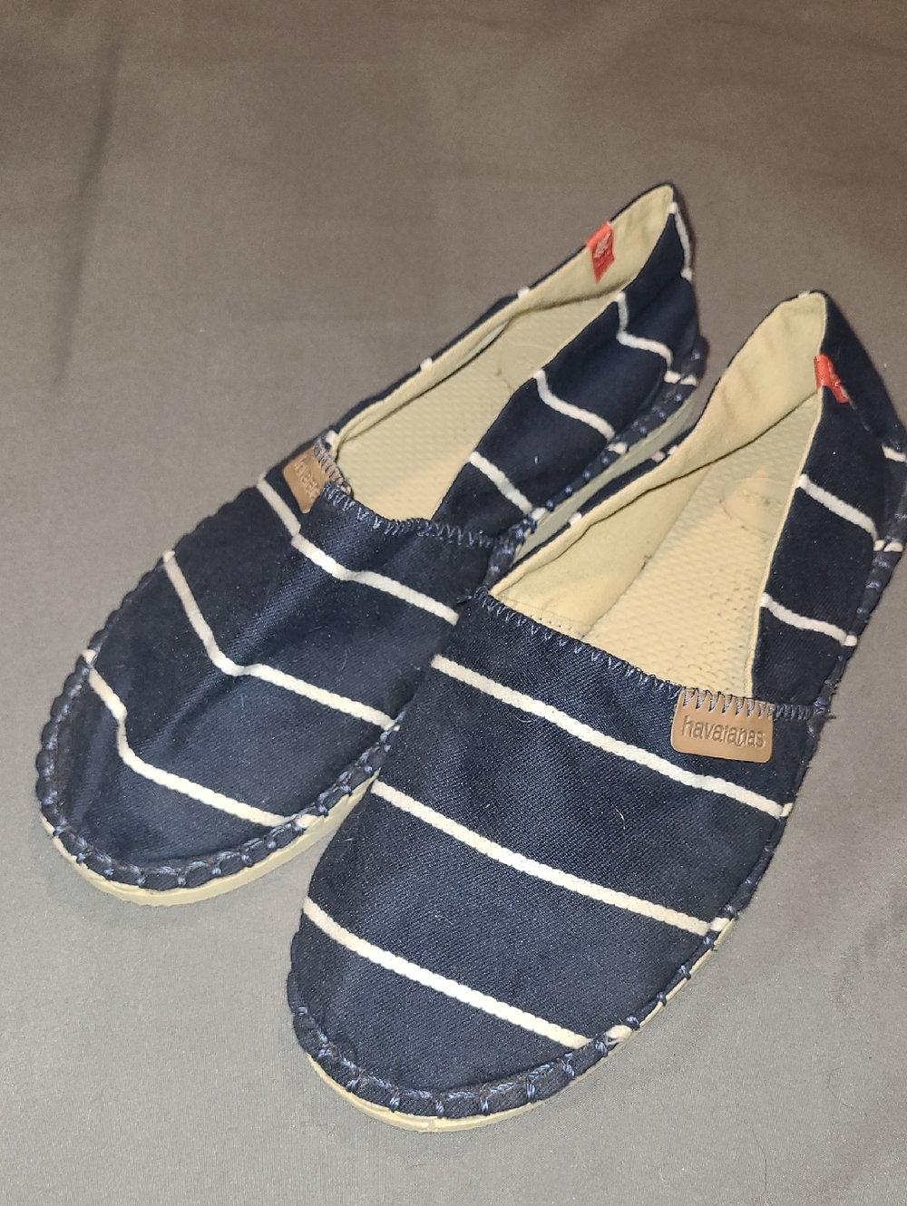 Havaianas Navy Striped Slip On